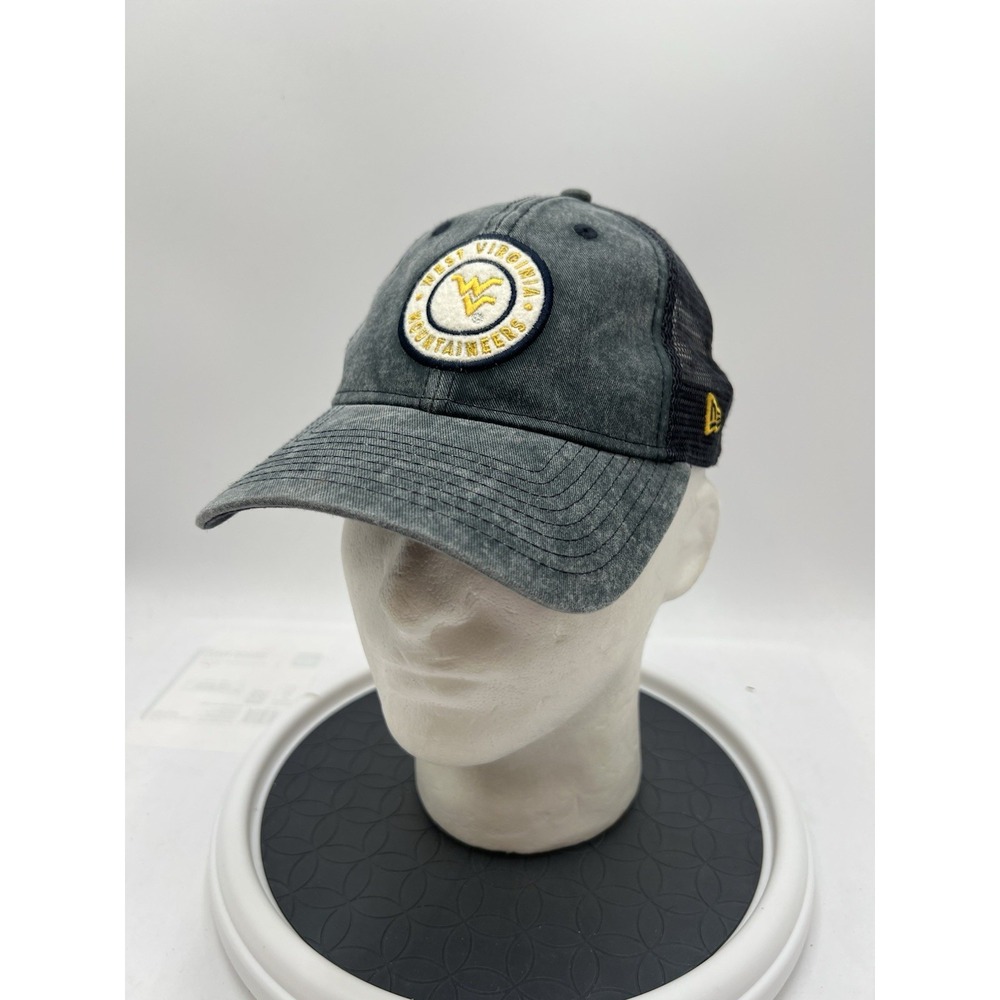 West Virginia Mountaineers WV New Era 9TWENTY Women Trucker Hat Snapback Gray